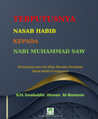 Terputusnya Nasab Habib Kepada Nabi Muhammad SAW